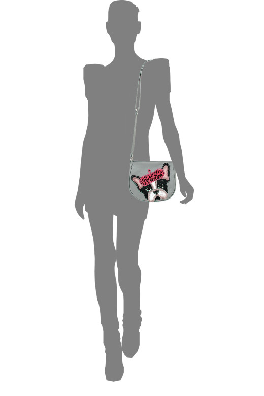 Сумка женская Protege, ДС-432-258, "Бульдог №3" бордо