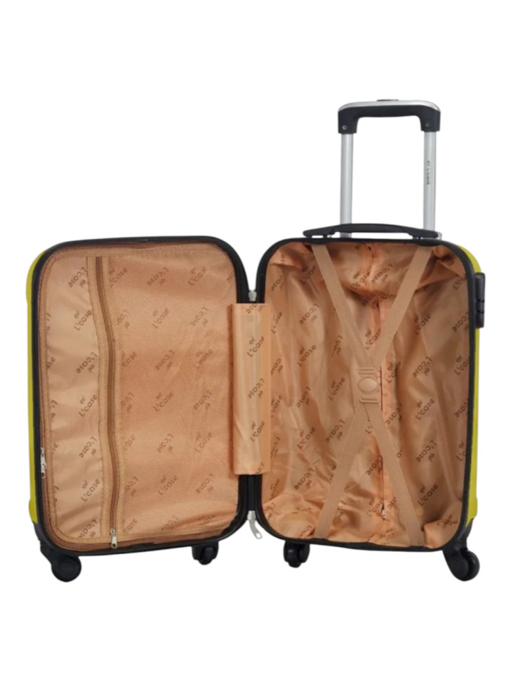 Чемодан L'Case, Krabi без расширения жёлтый Чемодан L'Case, Krabi без расширения жёлтый