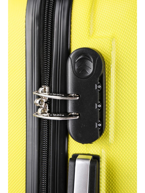 Чемодан L'Case, Krabi без расширения жёлтый Чемодан L'Case, Krabi без расширения жёлтый