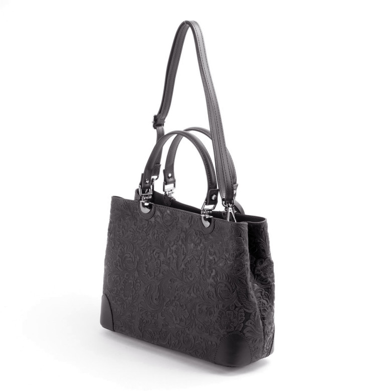 Сумка женская итальянская Roberta Firenze sissi 527 чёрная