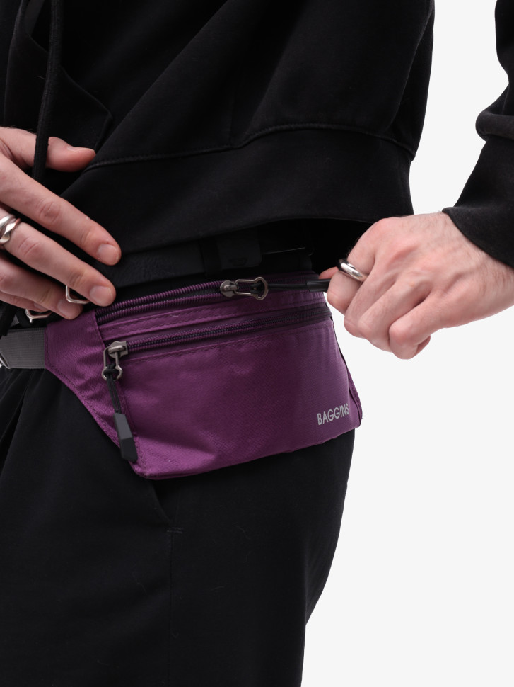 Сумка на пояс Baggins 6172 фиолетовая