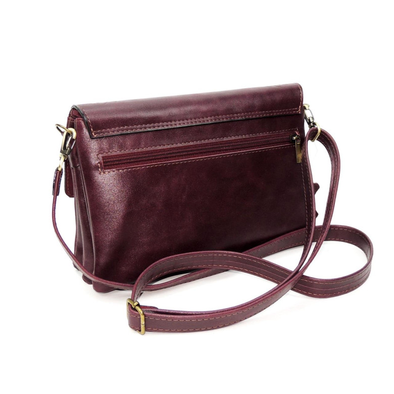 Женская бордовая кожаная сумка Natalia Kalinovskaya «Альда» Женская бордовая кожаная сумка Natalia Kalinovskaya «Альда»