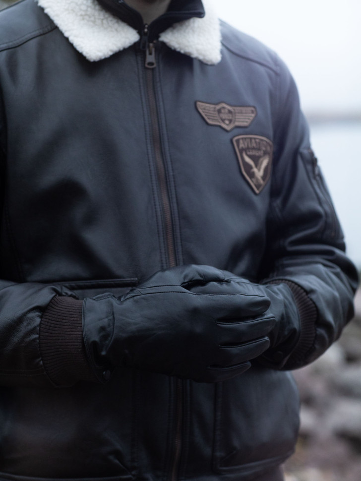 Перчатки мужские Baggins 201021 черные Перчатки мужские Baggins 201021 черные