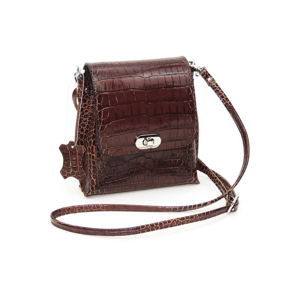 Сумка женская Natalia Kalinovskaya 76р.921 Рики коричневая рептилия Сумка женская Natalia Kalinovskaya 76р.921 Рики коричневая рептилия