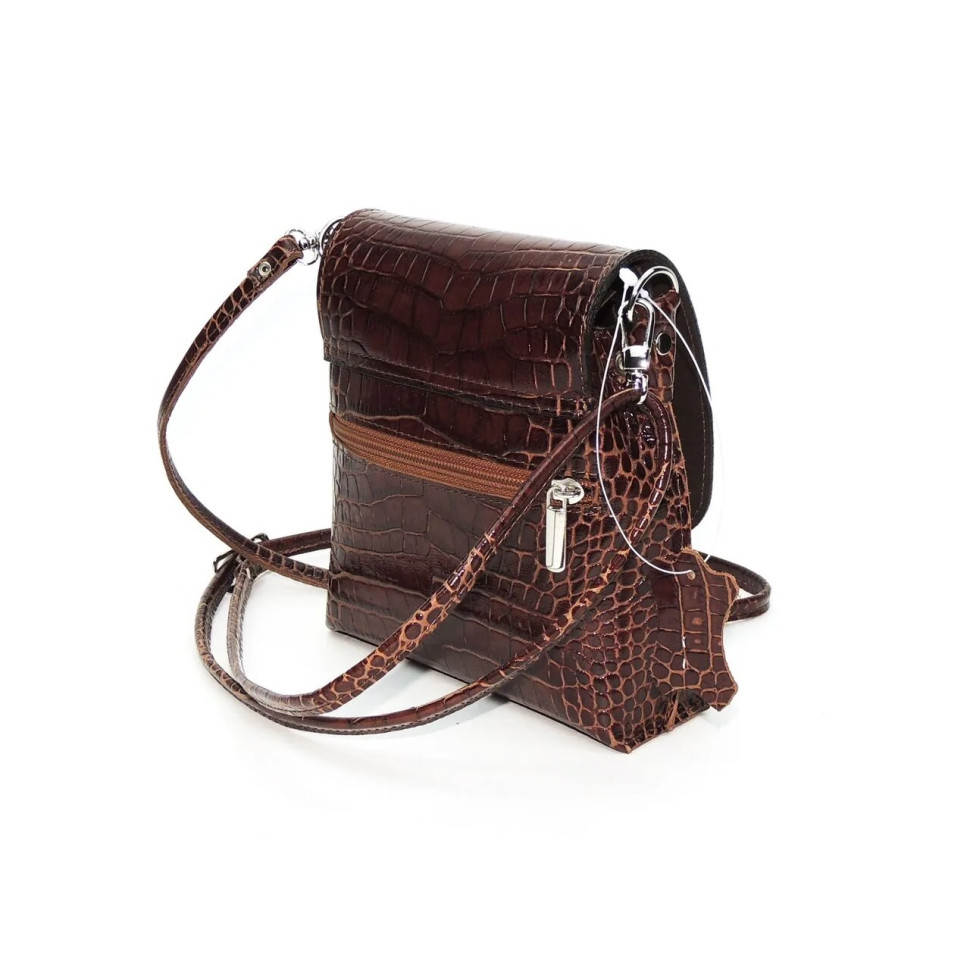 Сумка женская Natalia Kalinovskaya 76р.921 Рики коричневая рептилия Сумка женская Natalia Kalinovskaya 76р.921 Рики коричневая рептилия
