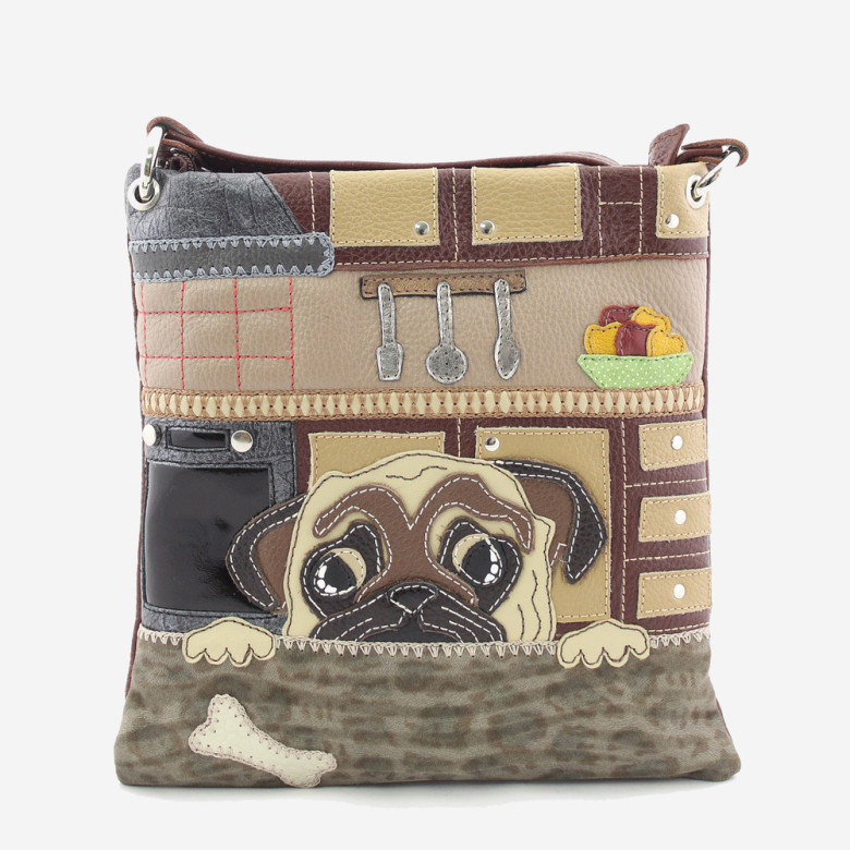 Сумка женская Protege, ДС-144-116 Мопс мокко