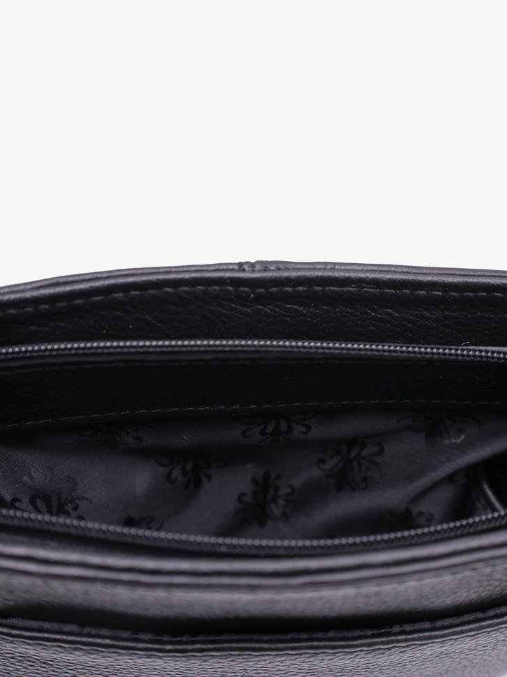 Сумка мужская zн ALEXX 0111 черный флотер