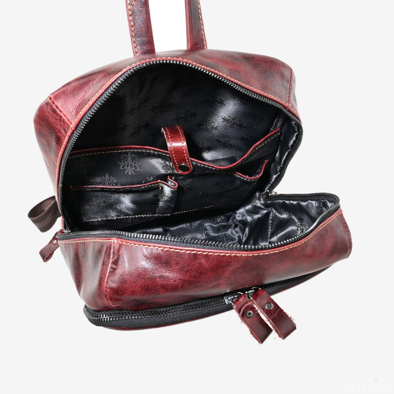 Мужской кожаный рюкзак Maxsimo Tarnavsky 1052 графит