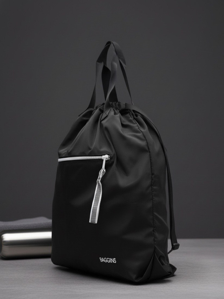 Сумка-мешок Б 9267 чёрная